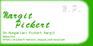 margit pickert business card